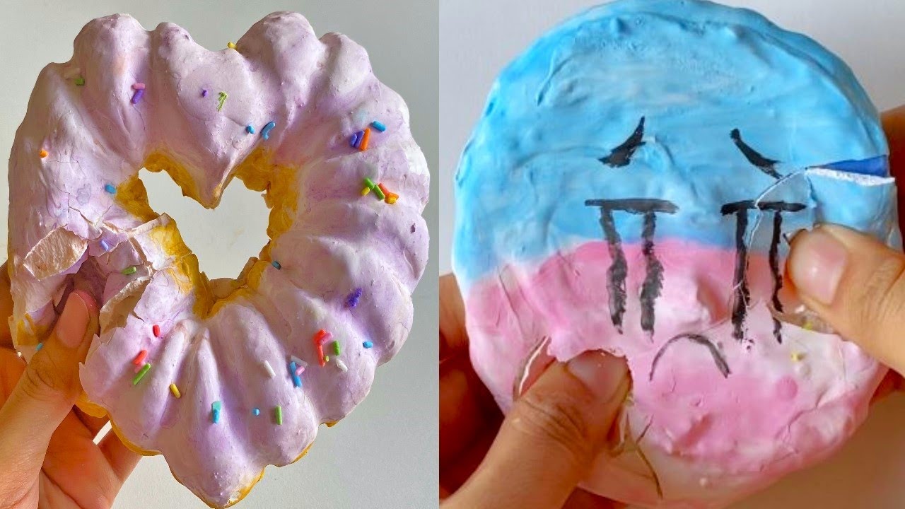 🧼 Plaster Clay Cracking and Slime Satisfying | ASMR Cracks, Pops & Squish Sounds