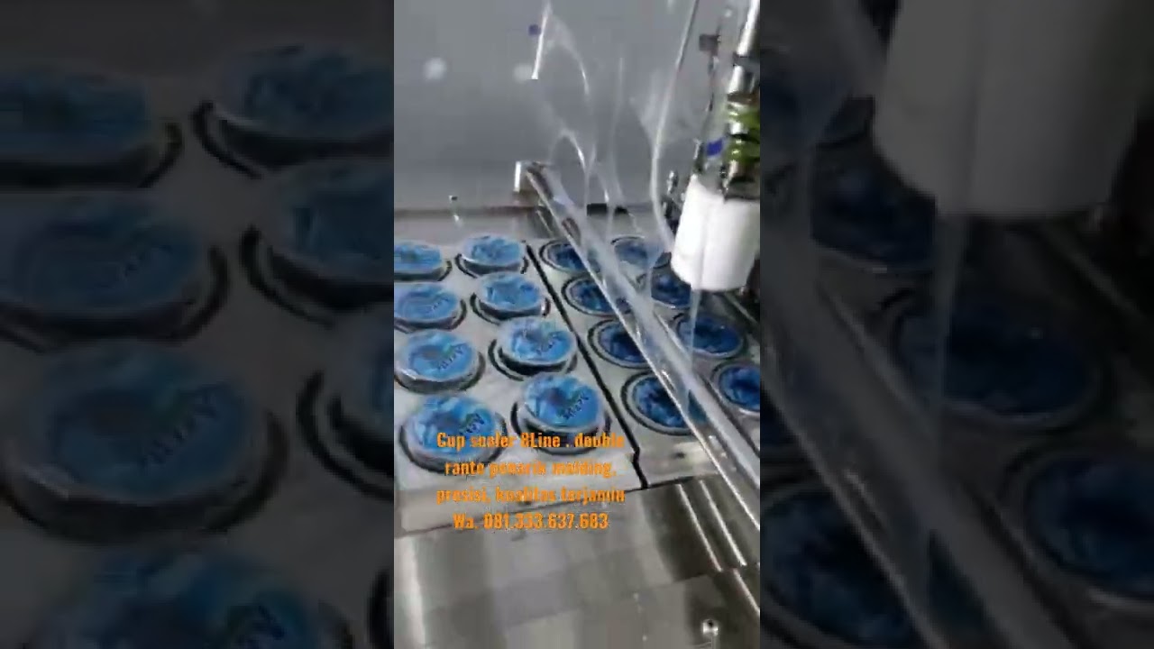 Cup Sealer 8 Line AMDK,  presisi, kualitas terjamin #cupsealer #cup #amdk #8line #mesinkemasan