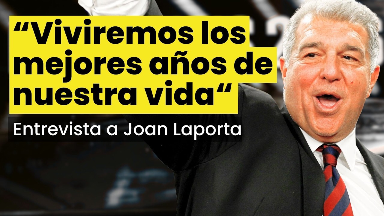 🔵🔴 ENTREVISTA a LAPORTA tras GANAR las ELECCIONES: “Viviremos los mejores años de nuestra vida”