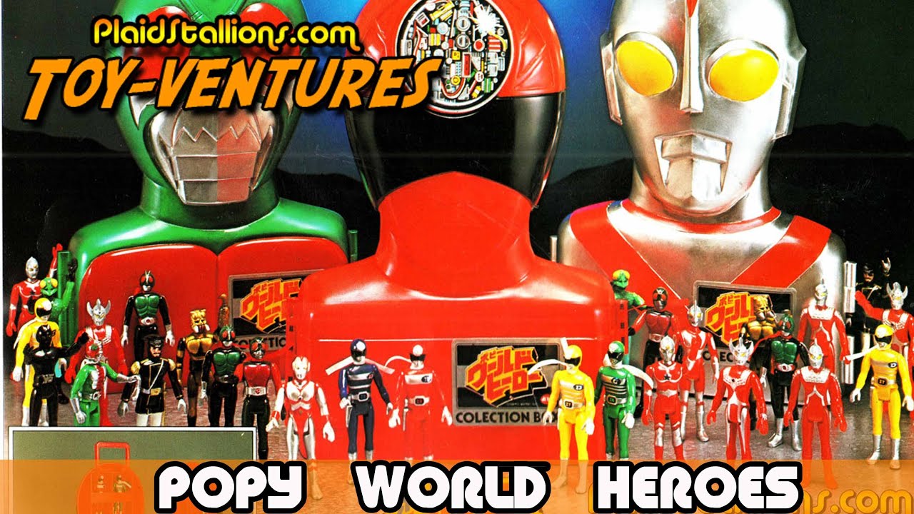 Toy-Ventures: Popy World Heroes - Ultraman - Kamen Rider - Sun Vulcan