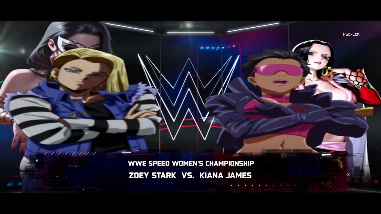 Zoey Stark (2-2) vs. Kiana James (0-3) for the WWE Women's Speed Championship