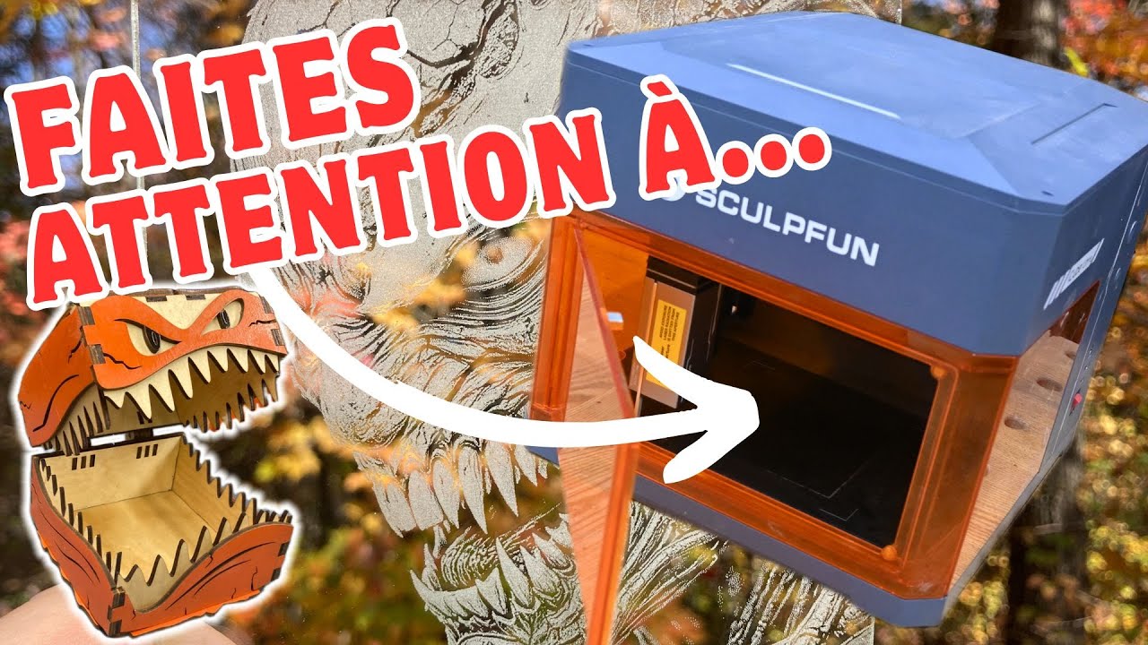 J'ai presque cassé ce laser Sculpfun iCube Ultra 12w ! Résultat surprenant
