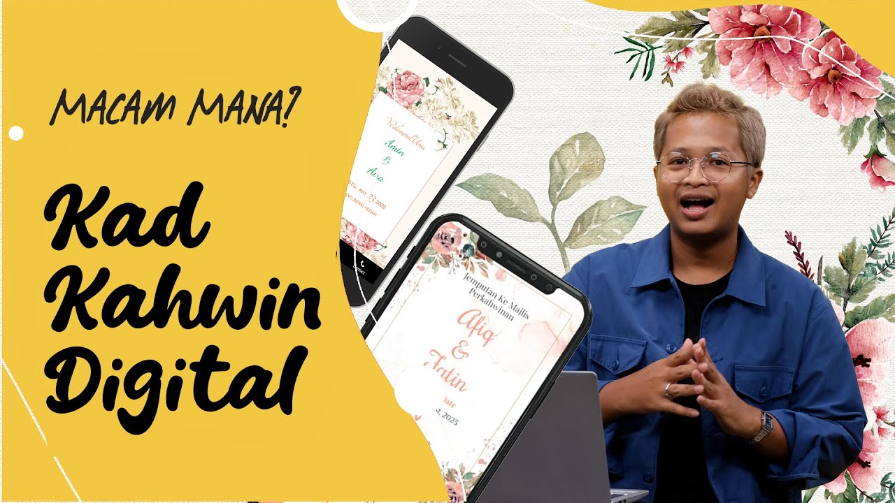 Cara Buat Kad Kahwin Digital + Video |  Guna Canva Free, Siap Ada Lagu! | Macam Mana
