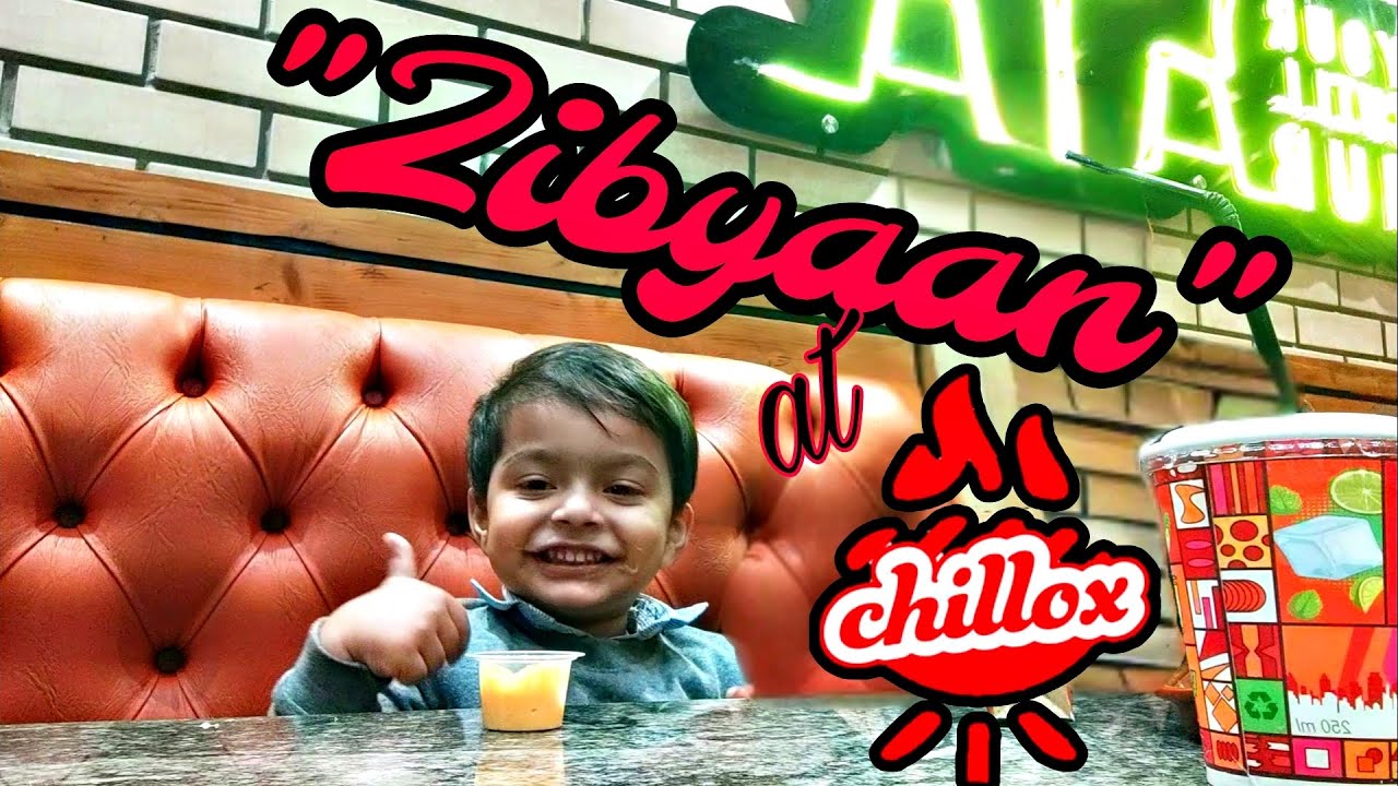 Zibyaan at Chillox! || A Joyful Day Out! || Kids Food Vlogs