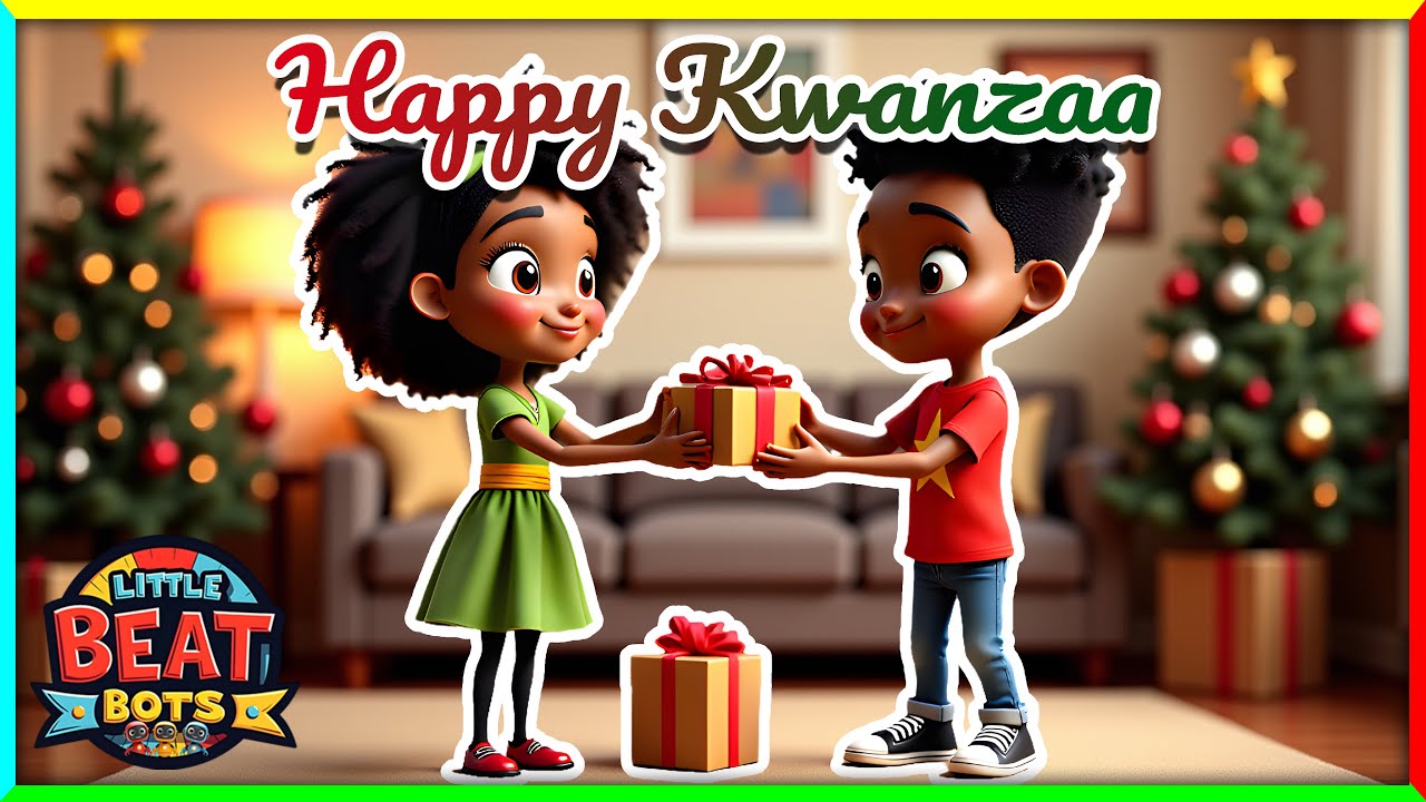 Celebrate Kwanzaa Holiday Song | Learn Motor Skills | Sensory Play | Fun Learning Songs for Kids
