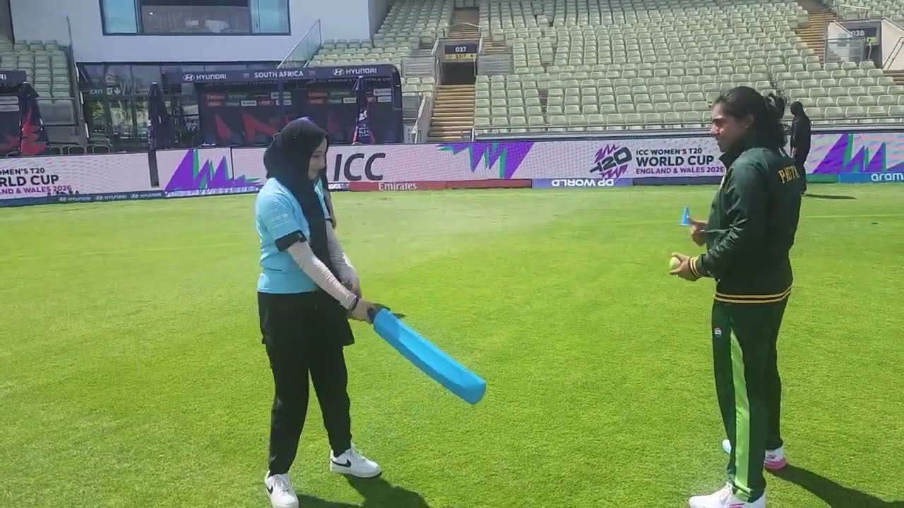 Pakistan Women Interact with Young Participants | ICC Cricket 4 Good Clinic