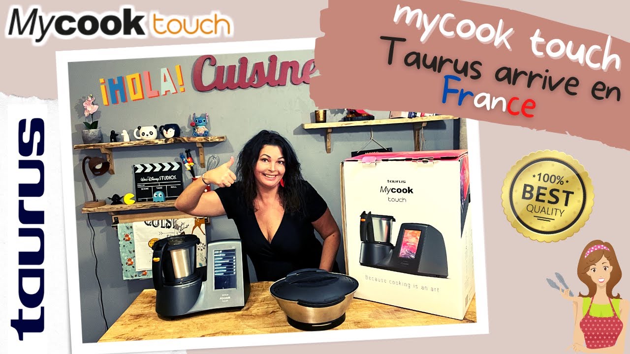 le robot de cuisine MYCOOK TOUCH de TAURUS, je vous donne mon avis (  Unboxing par @SandCookLook   )