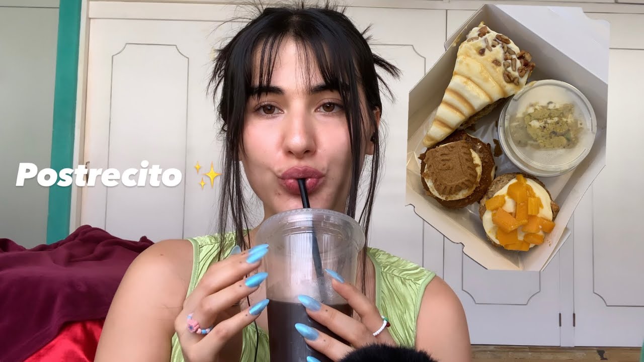 ASMR ♡ PROBANDO MINI POSTRES