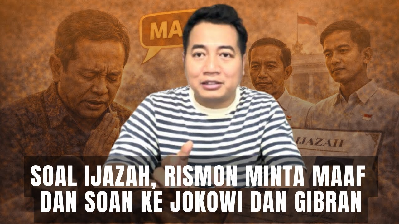 Rismon Minta Maaf ke Jokowi & Gibran, Kok Bisa? Politik Syaiun-Syaiun Adi Prayitno