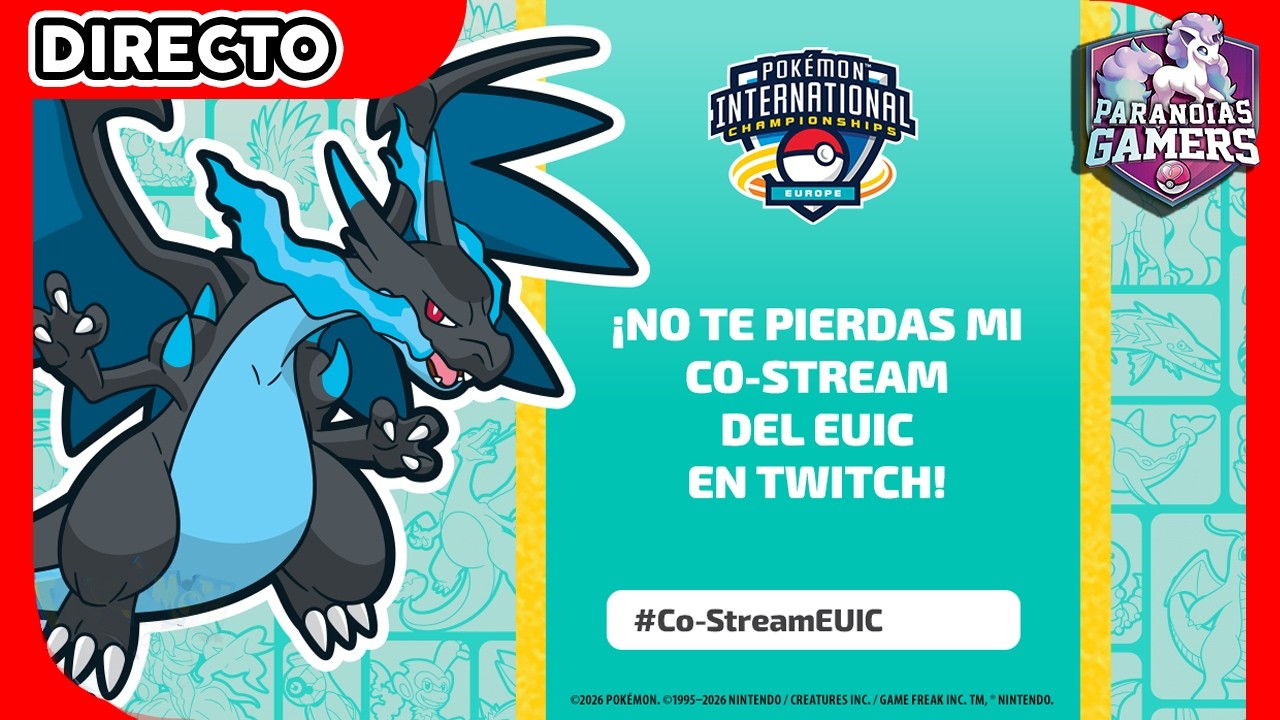 🔴RETRANSMISIÓN CO-STREAM CAMPEONATO DE POKÉMON EUIC DE JCC Y GO (UNBOXING, MEOWTH GIGAMAX...)