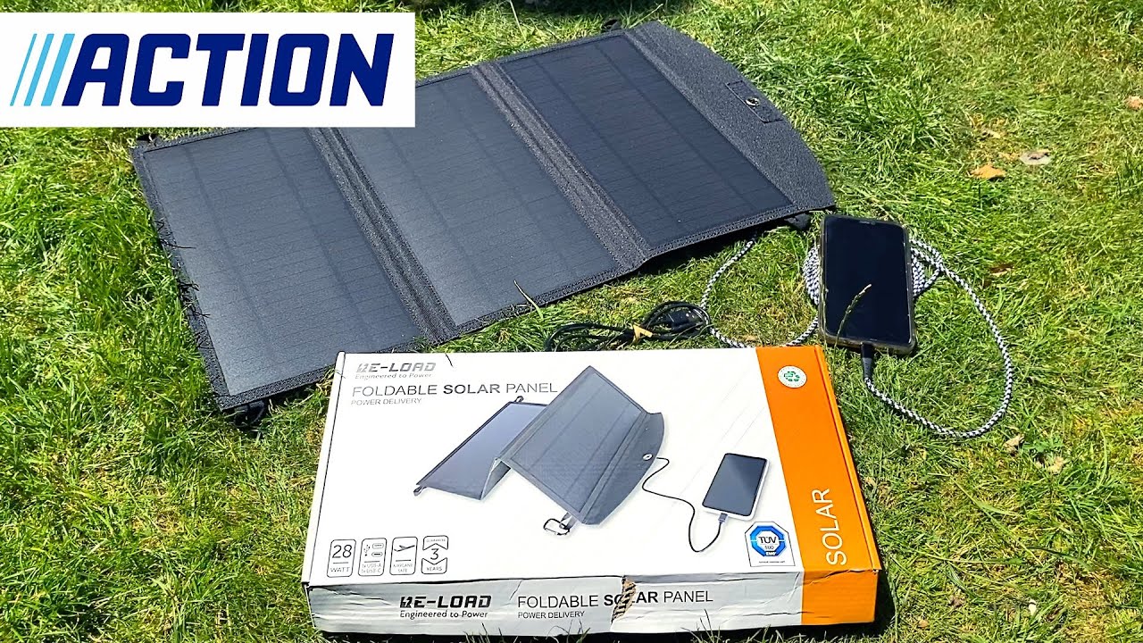 Panneau solaire pliable 28W de la marque RE-LOARD des magasins ACTIION