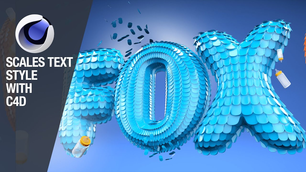 Cinema 4D Scally Text Effect Tutorial