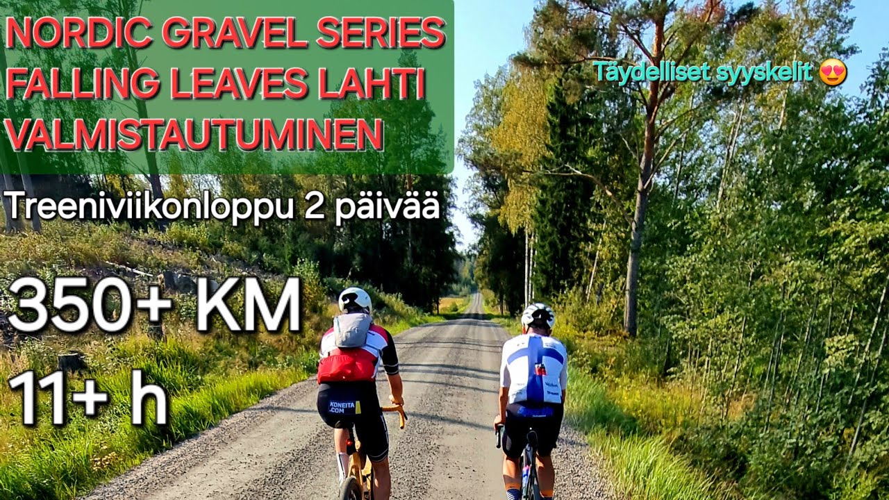Tätä on kovaa treenaaminen | Valmistautuminen Nordic Gravel Series Lahteen
