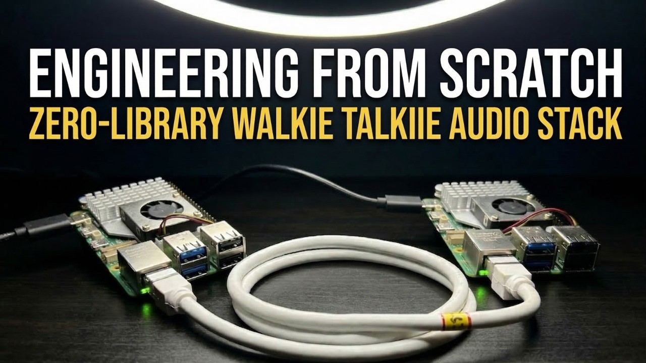 I Turned Two Raspberry Pis Into a Walkie-Talkie — Every Layer From Scratch