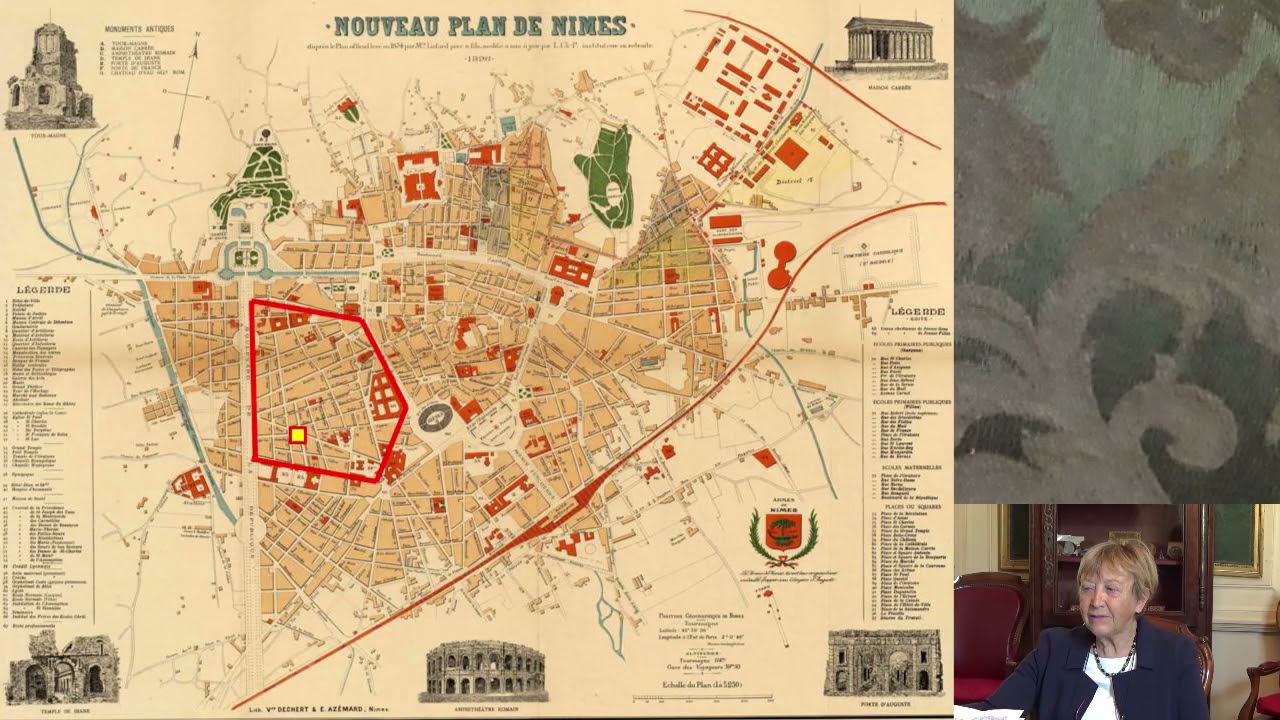 Le quartier de la Placette à Nîmes. Francine Cabane