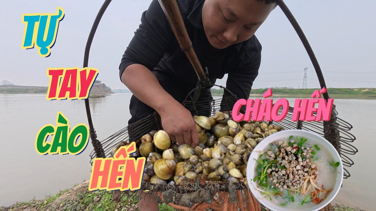 Tự Tay Đi Cào Hến Để Làm Món Cháo Hến Ngày Đông Rét Và Dự Án Thắp Sáng Cả Khu Vườn / Chuyện Của Đại