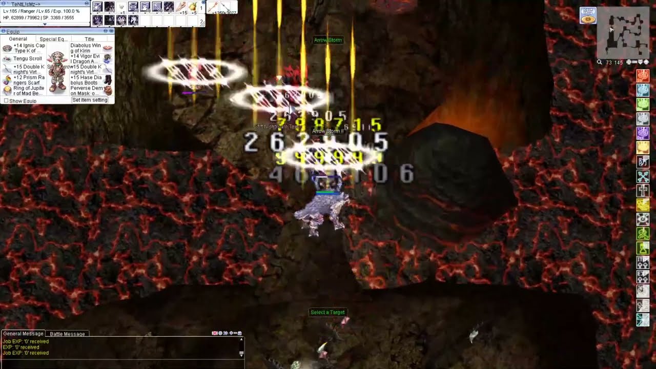 - IRO- Ranger Arrow Storm Magma Dungeon F3