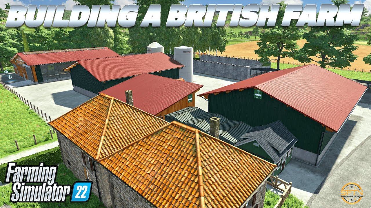 I BUILT A BRITISH DAIRY FARM IN FARMING SIMULATOR 22
