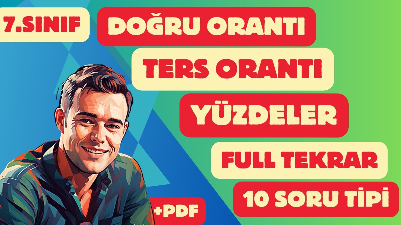 7.Sınıf Matematik | Oran Orantı ve Yüzdeler | Soru Çözümü #orantı #yüzdeler #yüzdeproblemleri
