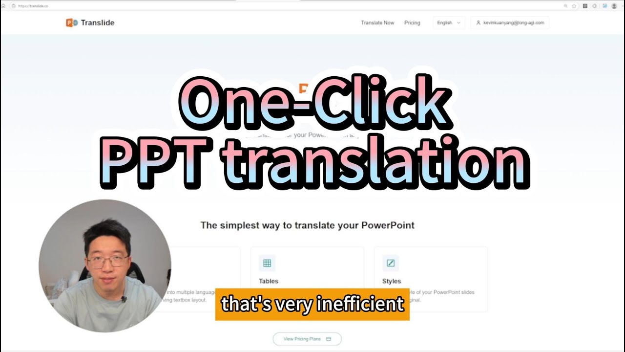 One-click PPTX translation: check out Translide.co