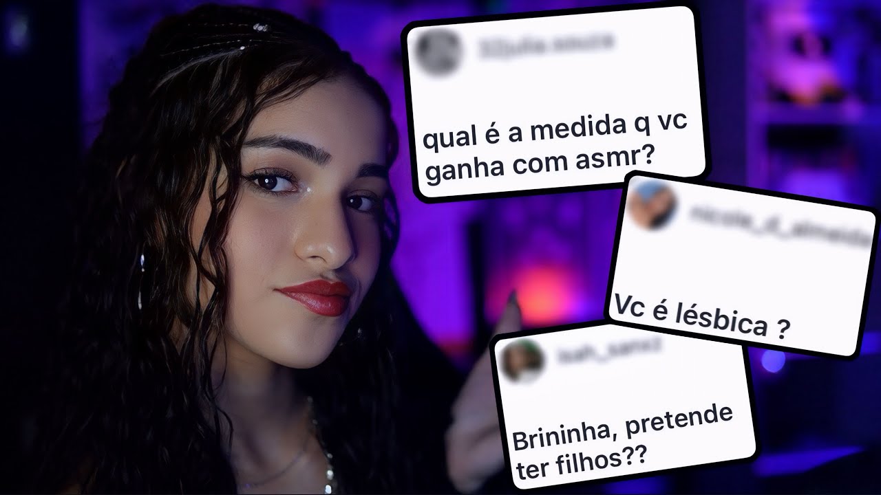 ASMR - RESPONDENDO PERGUNTAS E CONTANDO HISTÓRIAS ATÉ VOCÊ DORMIR 😴
