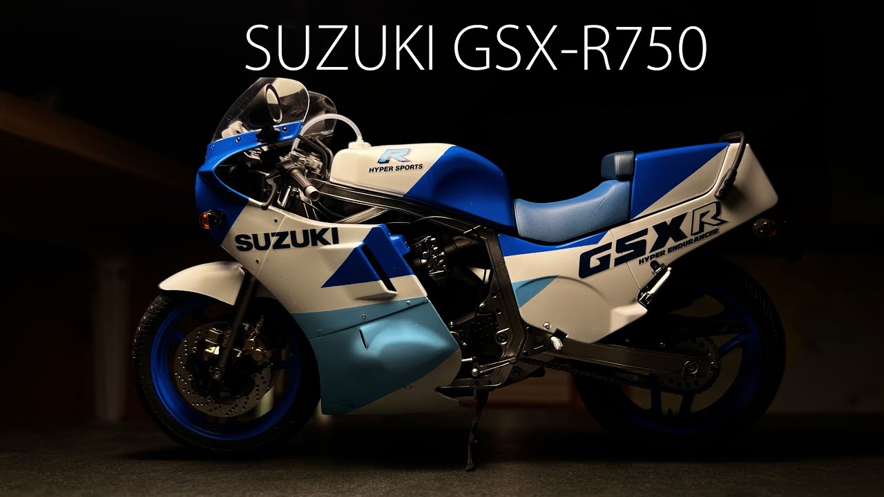 SUZUKI GSX-R750(H) Hasegawa 1/12 scale plastic model [Full Build]