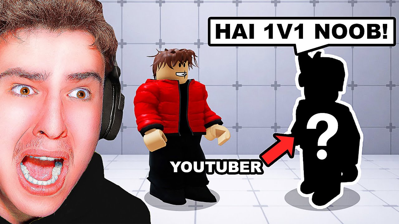 Un youtuber român m-a provocat la 1vs1.. a fost toxic! (Roblox)