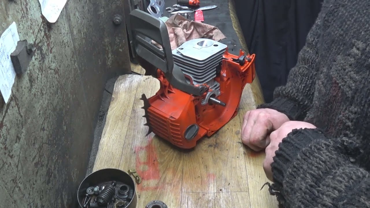 Збірка  Хускварна 340 / Запуск.