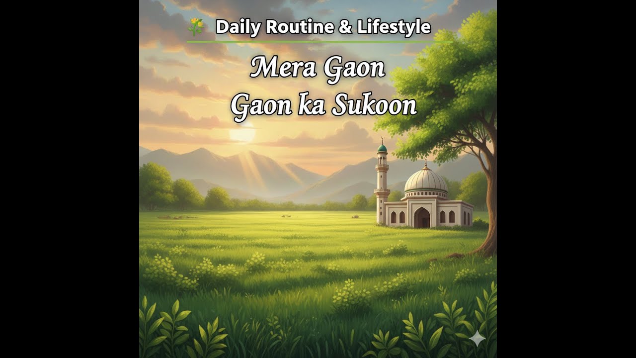 Village life, ​🌾 Daily Routine & Lifestyle (Rozana ki Zindgi)| Mera Gaon| Gaon ka Sukoon