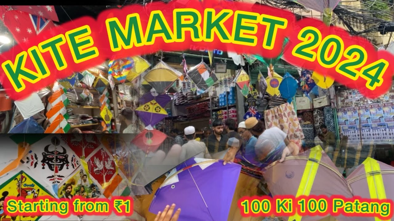 Cheapest Kite Market in Delhi | Lal Kuan Chandni Chowk market | Kite market 2024