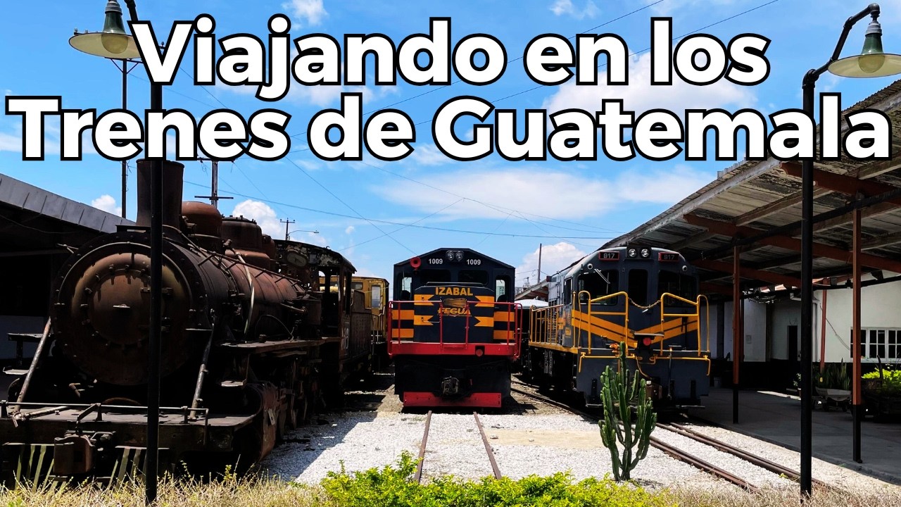 Así Son Los Trenes de Guatemala 🚂| Me subí al tren donde viajaba El Presidente 😱