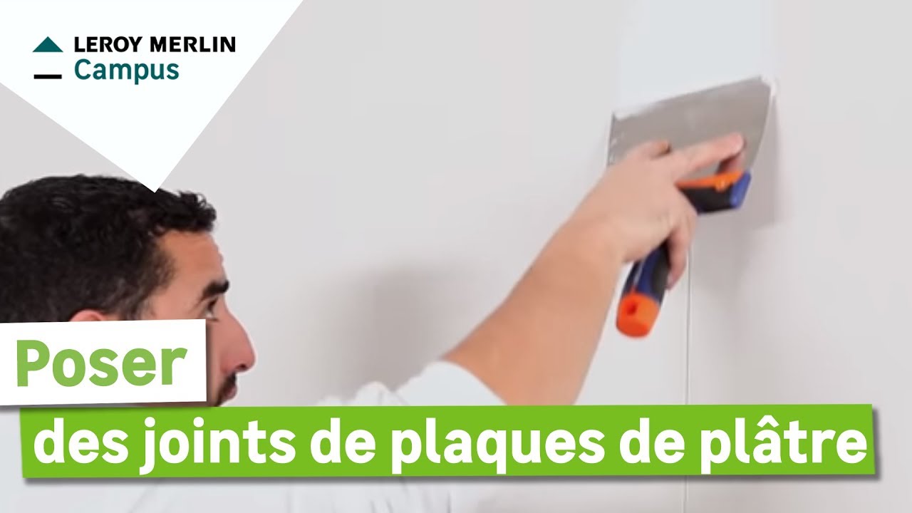 Comment poser des joints de plaques de plâtre ? Leroy Merlin