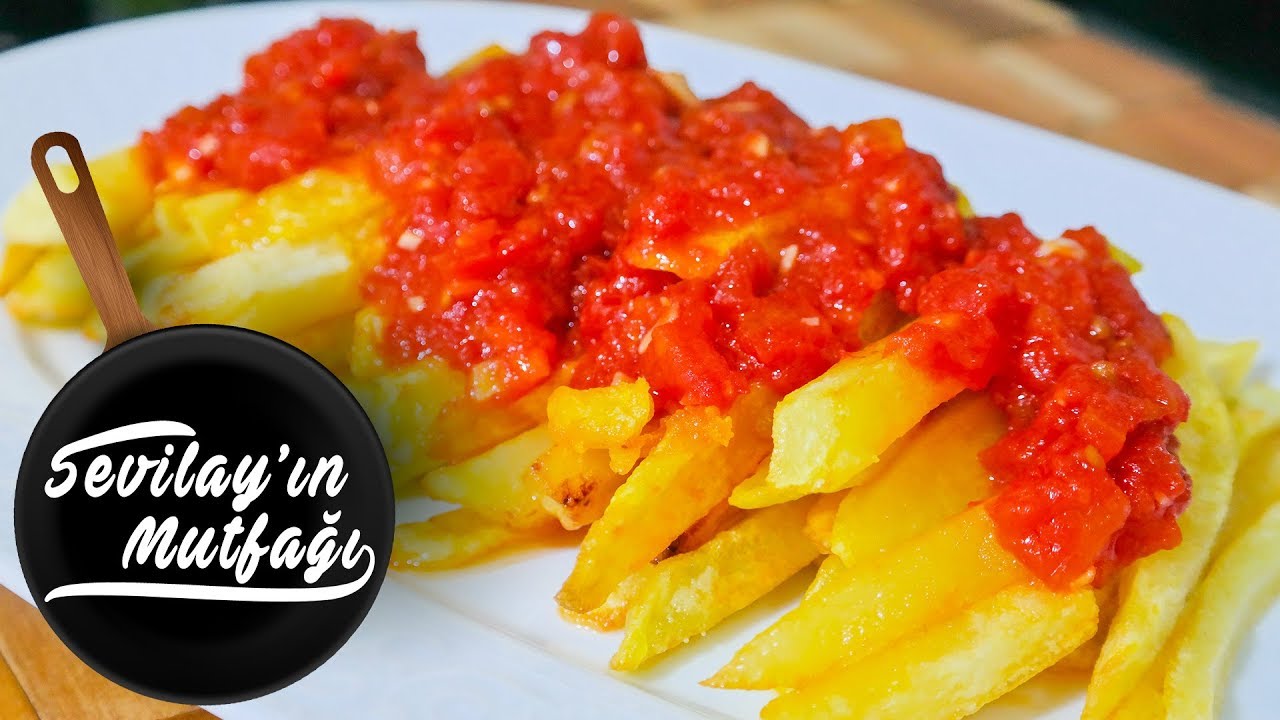 Domates Soslu Patates Kızartması Nasıl Yapılır? | Domates Soslu Patates Kızartması Tarifi