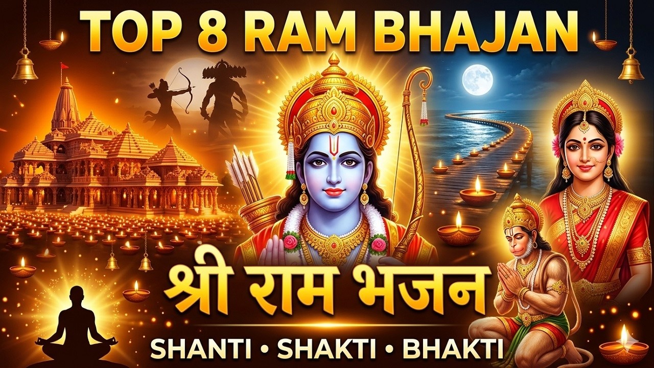 दिव्य श्री राम भजन | राम नाम जप, जय श्री राम, अयोध्या, सीता-राम | Peace • Power • Bhakti 