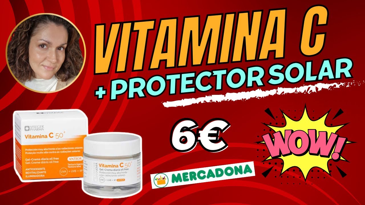 Mejor opci&oacute;n para Verano☀️ La crema Vitamina C 50+ del @Mercadona | Precio irresistible