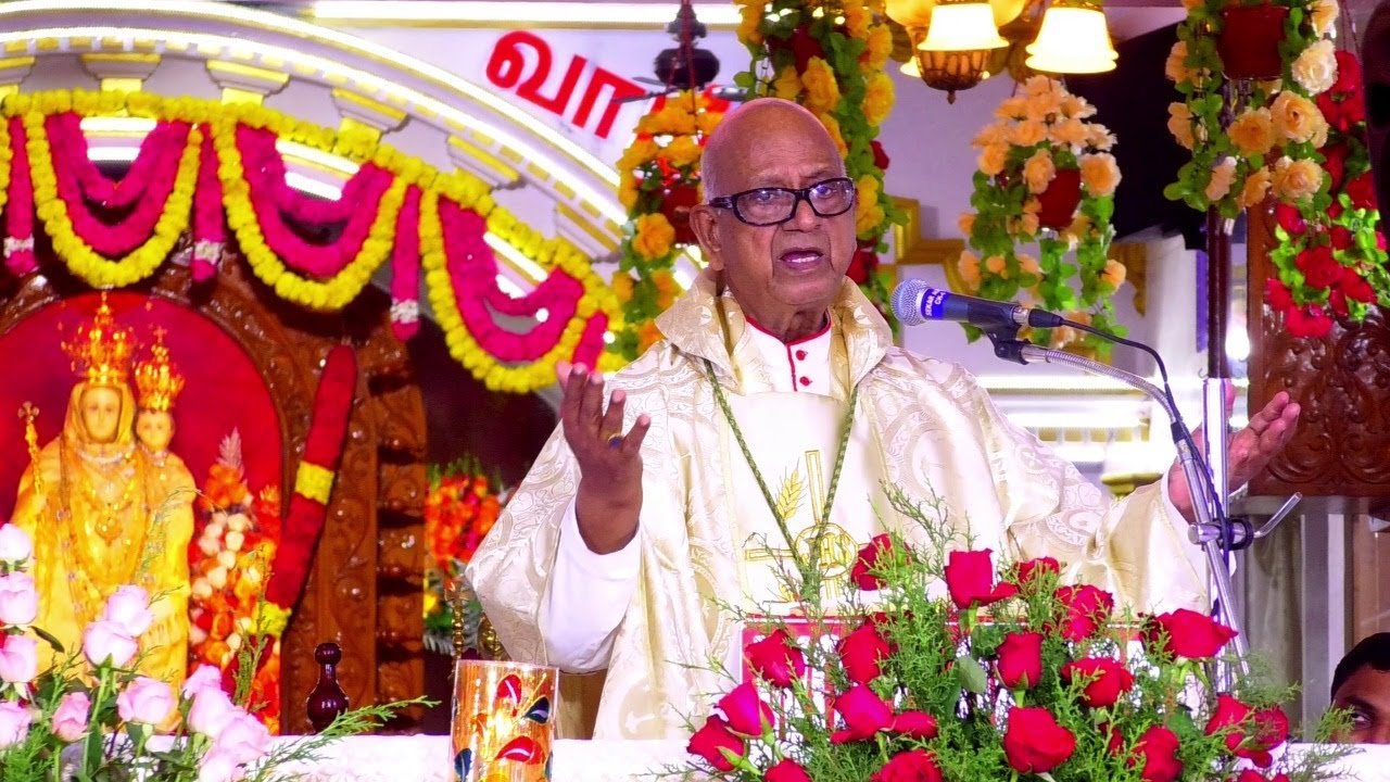 🔴Sermon By Archbishop Dr.A.M.Chinnappa Feast of Mazhai Malai Madha Shrine, Acharapakkam 3rd Oct 2021