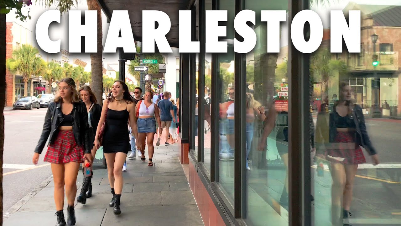 Walking Tour of Downtown Charleston South Carolina's Famous King Street【4K】