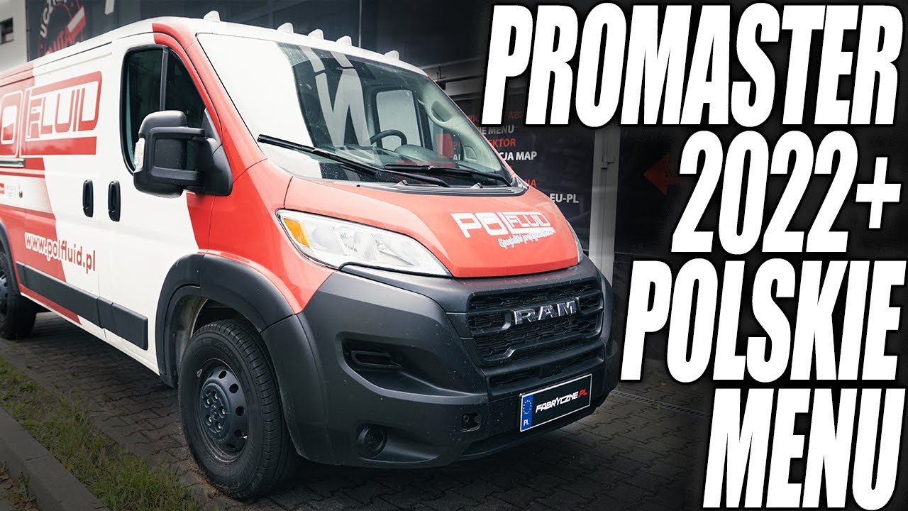 Dodge Ram Promaster 2022+ – Polskie menu, radio i licznik po polsku! [Konwersja EU]