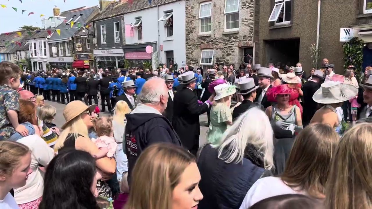 Midday dance of Helston Flora Day 2024