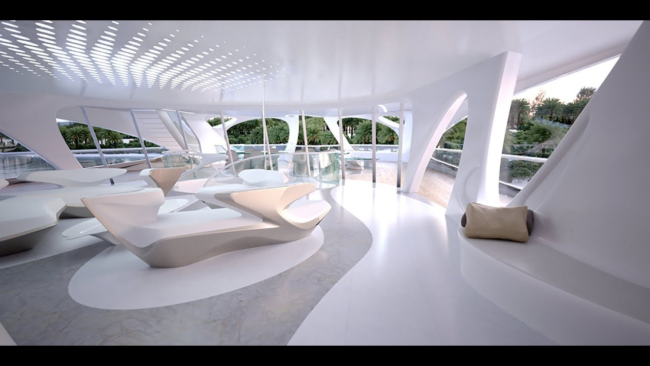 FUTURISTIC YACHT PROJECT BY ZAHA HADID