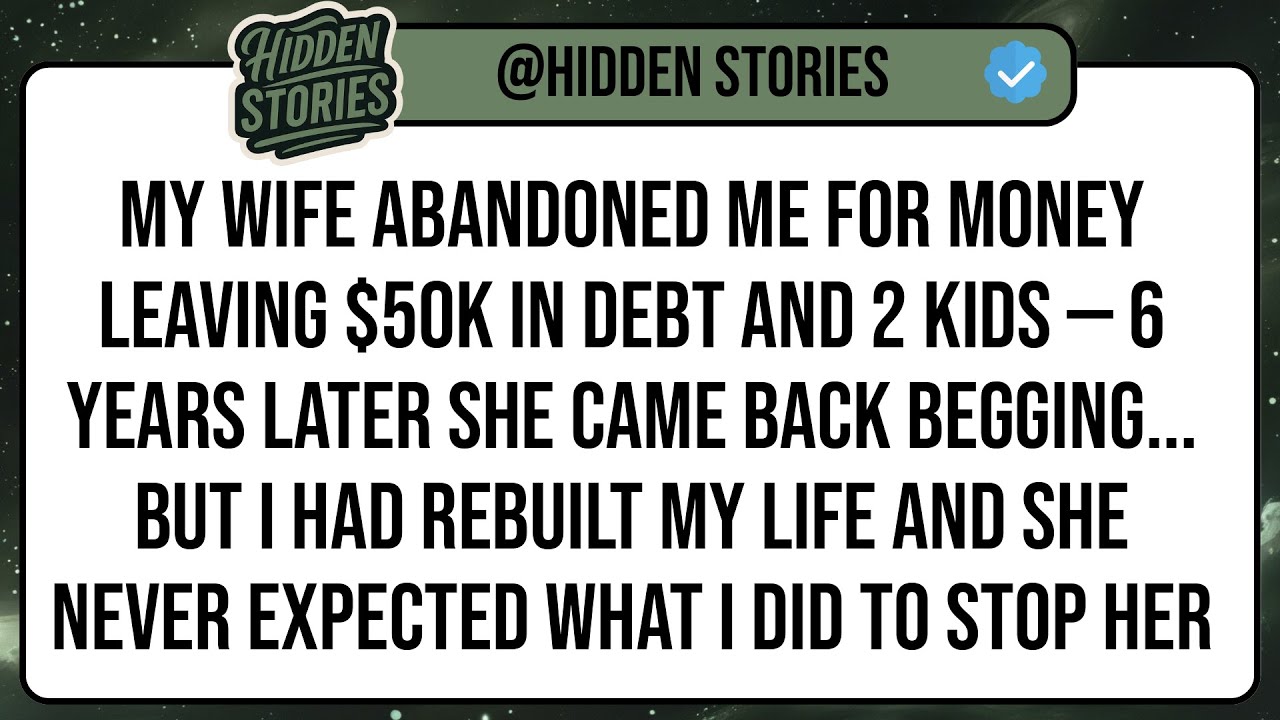 My Wife Abandoned Me For Money Leaving $50K In Debt And 2 Kids — 6 Years Later She Came Back ...