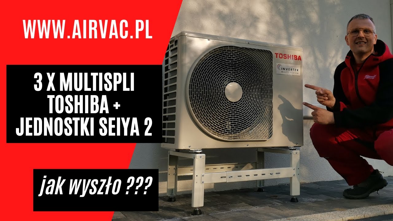 Multisplit TOSHIBA + 3 jednostki SEIYA 2. Montaż w zamieszkałym domu 🫣