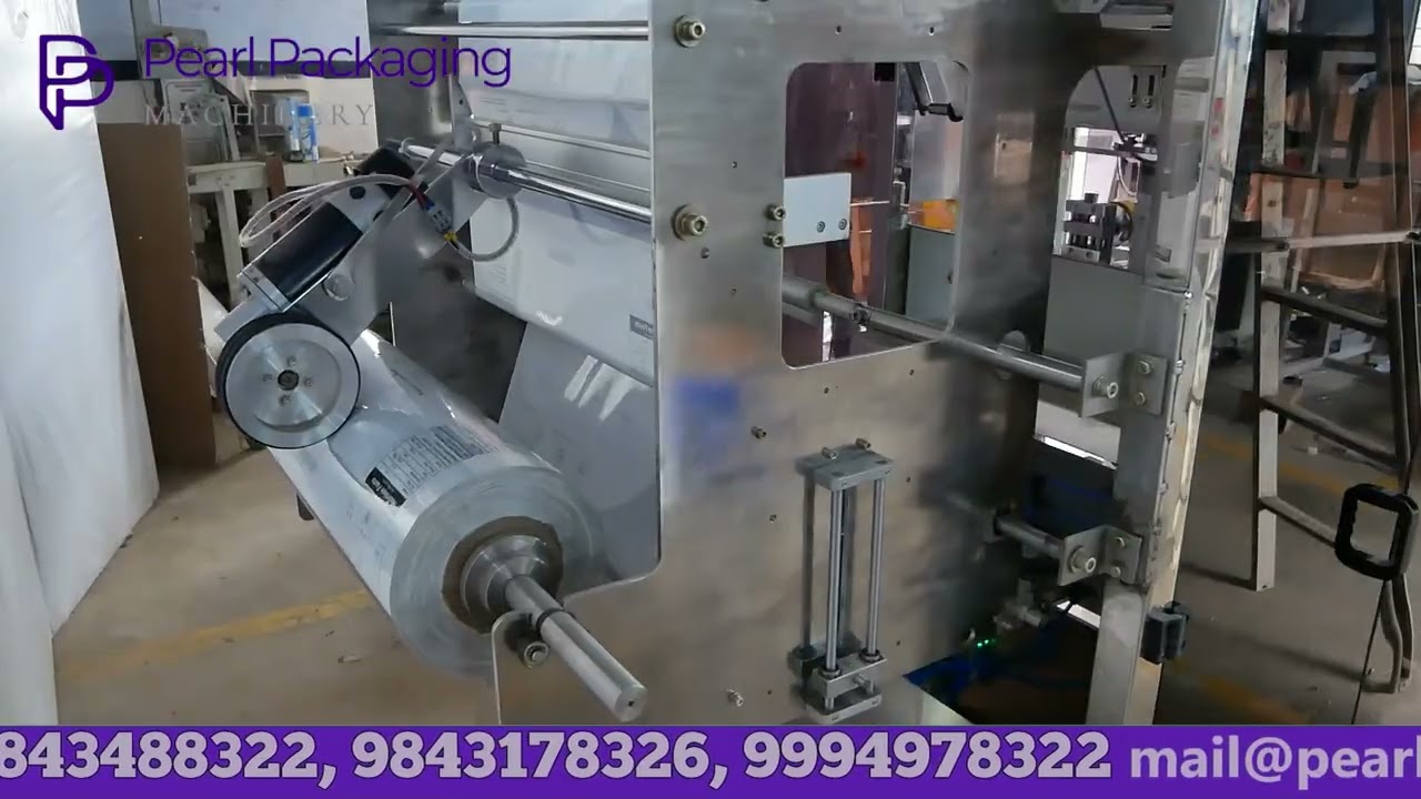 Snacks & Ice Cube Multi Head Pouch Packing Machine with Z Type Conveyor | Pearl Packing Machinery