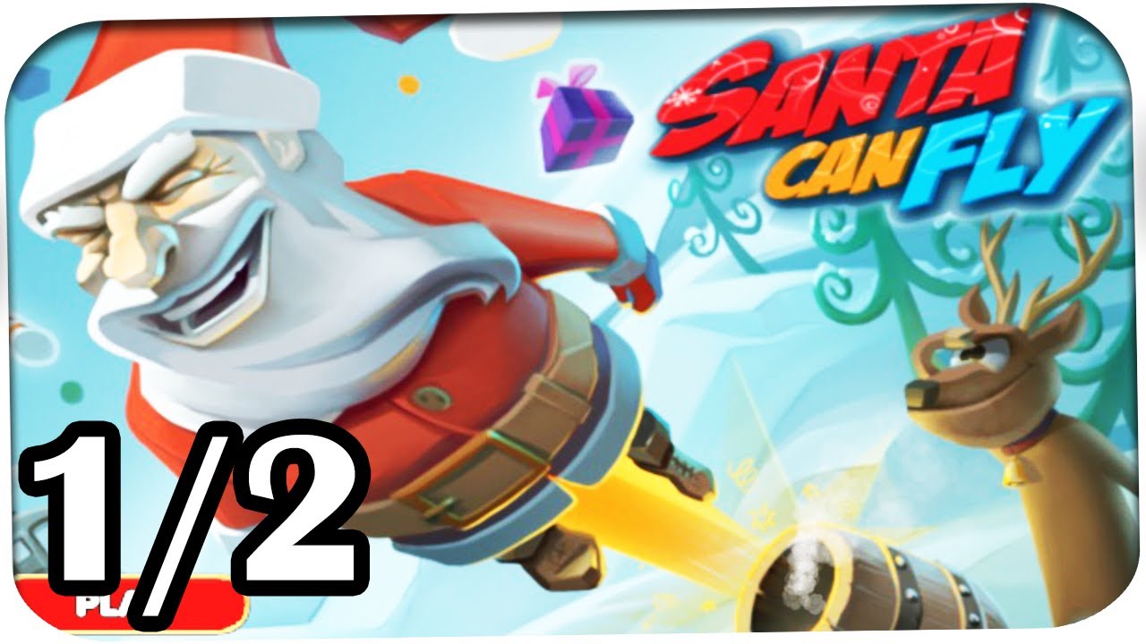 SANTA CAN FLY Gameplay - Let's Flash | Nikolaus Weitflugrekord 1/2