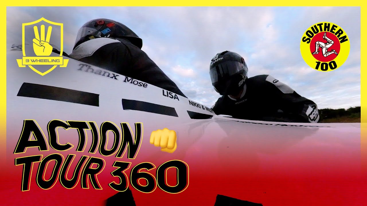 ACTION TOUR 360 👊 With Wayne Lockey & Matthew Rostron in race 1 of the 2022 | S100 🇮🇲