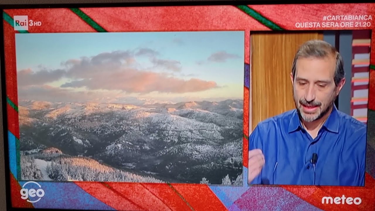 La NEVE in Sardegna - Geo del 30 Novembre 2021