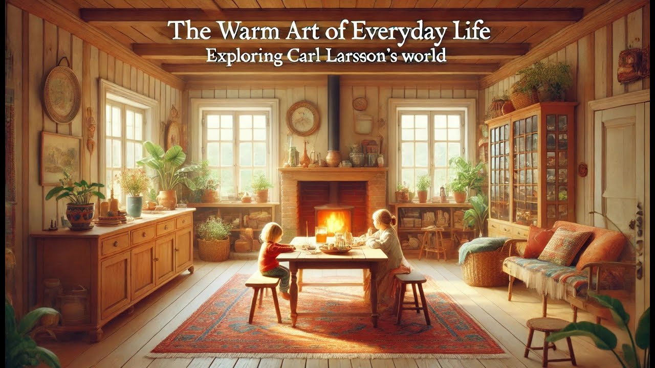 🎨 The Warm Art of Everyday Life: Exploring Carl Larsson's World 🌿