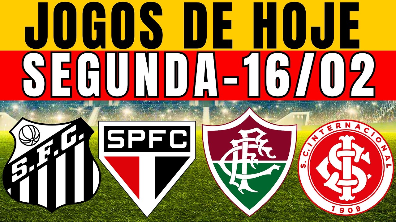 🚨 GUIA COMPLETO: ONDE ASSISTIR AOS JOGOS DE HOJE | BRASILEIR&Atilde;O 2026 E ESTADUAIS |DOMINGO| 16/02/2026