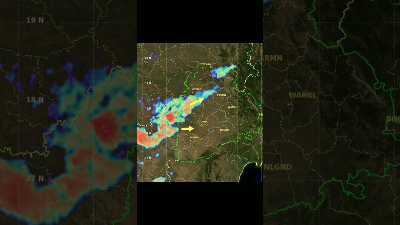 Telangana Thunderstorms Update....⛈️ ⚠️ ⚡ ☔ #maN4us
