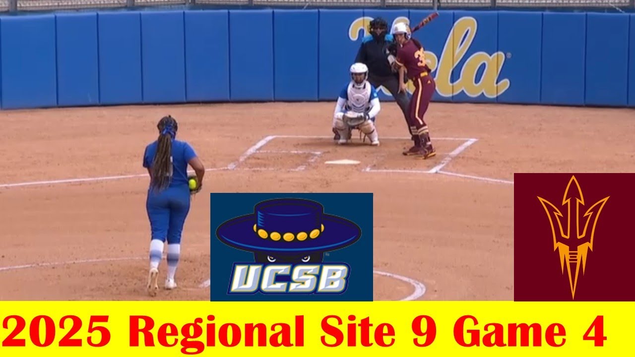 UC Santa Barbara vs Arizona State Softball Highlights, 2025 NCAA Regional Site 9 Game 4